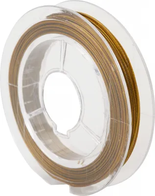 Produktbild von Schmuckdraht, 10m, Ø 0,45mm Goldfarben