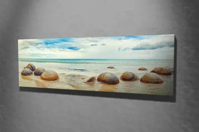 Immagine prodotto di Wallity, PC022- MJS3267, Colorato, Quadri su tela, 30 x 80 cm, 100% tela