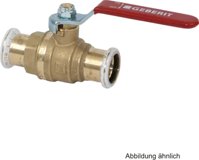 Produktbild von Geberit GE Mapress, Aufputz-Kugelhahn, mit Hebel, Messing, d54mm, NPW, 1 Stk.