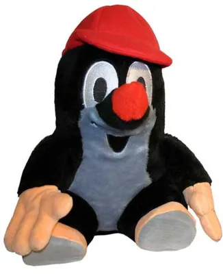 Produktbild von Plüschfigur Maulwurf 30 cm, Basecap 35633 Trullala