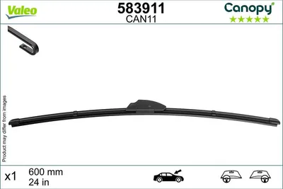 Produktbild von VALEO Scheibenwischerblatt x 583911