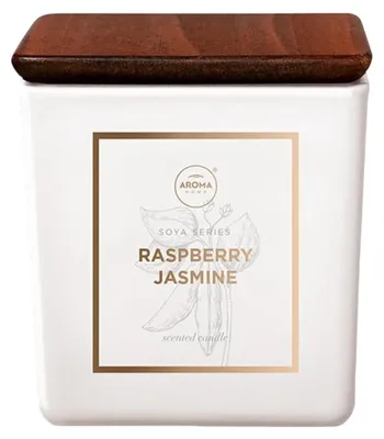 Productafbeelding van Aroma Home, Framboos & Jasmijn, geurkaars, 115 g