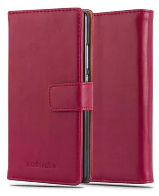 Image de Cadorabo Housse pour Huawei P8 Housse rouge Housse Book Case Etui Luxury