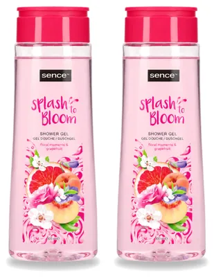 Zdjęcie produktu dla 2 opakowania żelu pod prysznic Sence Floral Moments & Grapefruit, pojemność 300 ml - zestaw ekonomiczny - 2 sztuki
