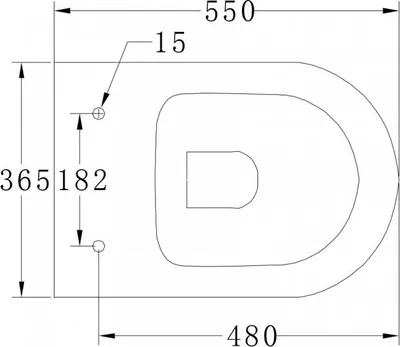Produktbild von BERNSTEIN Wand-Hänge-WC B-8030R in Schwarz Matt - Inklusive Softclose-Deckel