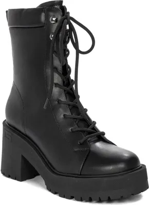 Guess Macys Womens Lace Up Boots Buty Guess FL8MDXELE10BLK Kozaki