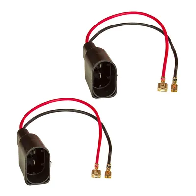 Immagine prodotto di Adattatore per altoparlanti (set di 2) per DIN compatibile con VW Golf 5 6 New Beetle Caddy Jetta Touran T5 Sharan 2