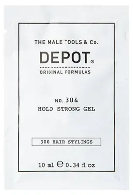 Immagine prodotto di Depot, 300 prodotti per lo styling dei capelli n. 304, gel styling botanico, tenuta forte, 10 ml, per uno styling duraturo e controllato