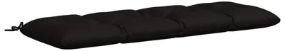 Productafbeelding van Bankkussen VIANEN 100% Polyester Zwart 150 x 50 x 12 cm