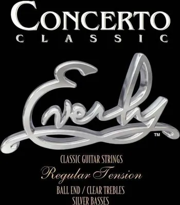 Image de Everly Medium Ball End Cordes Nylon pour guitare classique