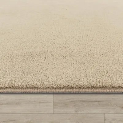 Produktbild von Moderner Wohnzimmer Teppich Kurzflor Waschbar Weich Felloptik Anti-Rutsch Grösse 120 cm Rund