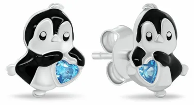Immagine prodotto di Sü ß e Orecchini in argento Pinguino EA1225WAQ