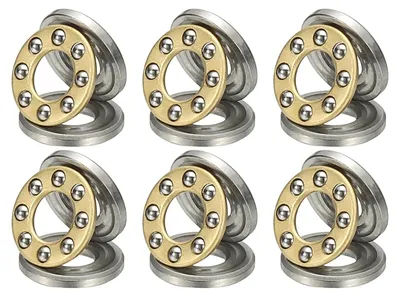 Kugellager 4x9x4 mm, 6 Stück, verchromter Stahl, silber