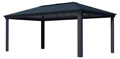 Produktbild von Palram - Canopia Aluminium Pavillon Dallas 6100 Grau 612x364x296 cm