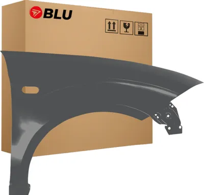 Produktbild von BLU Kotflügel Passend für Seat Altea 5P1/5P5 LS9N Rechts Schwarz SchwarzTinta | 2004-2015 | Vorderseite Vorne | Lackiert | Einbaufertig