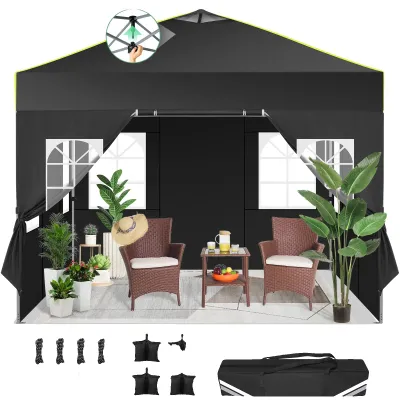 Produktbild von Pavillon, Wasserdicht, Einfache Montage, Schwarz