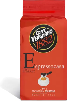Produktbild von Caffè Vergnano 1882 Espressocasa Espresso | gemahlen | 250g Vakuumpackung