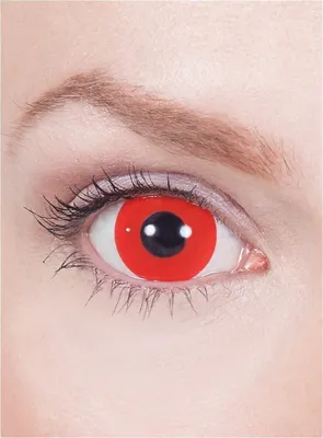 Produktbild von Mini Sclera Teufel rot - Halloween Kontaktlinsen