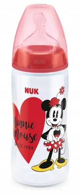 Produktbild von NUK First Choice+ Fläschchen mit Temperature Control 6-18m 300ml Minnie