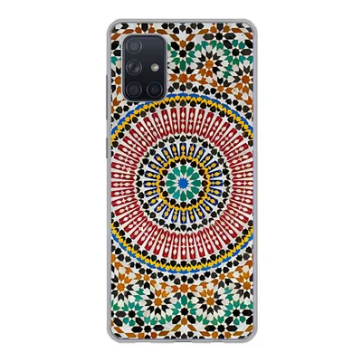 Produktbild von MuchoWow® Handyhülle Schutzhülle Hülle für Samsung Galaxy A51 Ansicht eines marokkanischen Mosaiks von oben Silikon Softcase Handy Hülle - Schutzabdeckung