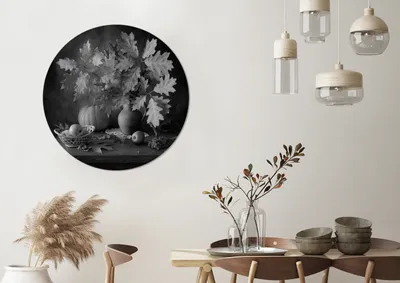 Produktbild von MuchoWow® - Mauerkreis - Wandbilder - Runde Bild - Bild aus Aluminium - Schlafzimmer - Wohnzimmerdekoration - Wand Dekoration