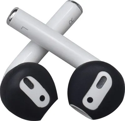 Produktbild von INF Silikonowe nauszniki do słuchawek AirPods 1/2 generacji Czarny