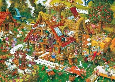 Immagine prodotto di HEYE Puzzle Cartoon Classics: Happy Farm 1000 Teile