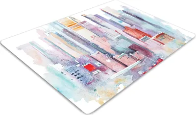 Produktbild von Stuhlunterlage Bürostuhlunterlage 120 cm x 90 cm Bodenmatte Bürostuhlunterlage - Stadt