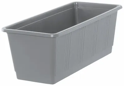 Produktbild von Blumenkasten STANDARD aus Kunststoff, Farben:betonfarbe, Länge:80 cm