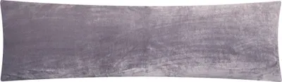 A long, rectangular pillowcase with a soft, textured surface.