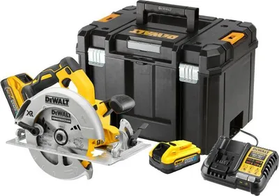 Obrázek produktu pro Dewalt kotoučová pila 18v 184mm 2x5.0ah powerstack tstak dcs570h2t