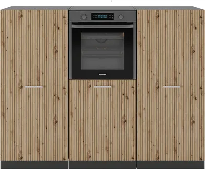 Obrázok produktu pre Kuchynský blok Vicco R-Line Remeselný dub/antracit 180 cm bez pracovnej dosky, Model 48971