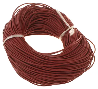 10m Lederband weinrot