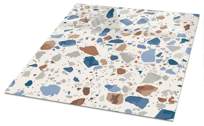Produktbild von Bedruckte Glas Tischplatte 100x60 cm – Glas Tischplatte Küche – Tischplatte aus Sicherheitsglas – Glasplatte für Küchentisch – Moderne Tischplatte Glas – Dekorative Glastischplatte – Pflegeleichte Tischplatte Küche – Steinmosaik