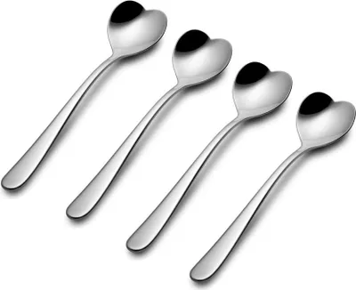 Zdjęcie produktu dla Alessi - Łyżeczka w kształcie serca, 4 szt