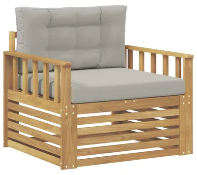 Zdjęcie produktu dla vidaXL Sofa ogrodowa z poliestru, biała
