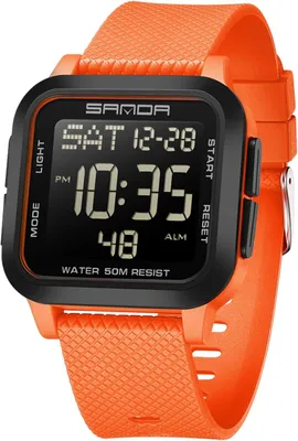 Produktbild von Watch -Digitaluhr, Sport-Militär-Uhren für Herren, multifunktional, wasserdicht, große Zifferblatt, großes Zifferblatt, Outdoor-Silikonuhr für Jungen