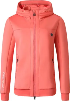 Produktbild von Covalliero Hoody Jacke Sweatjacke Damen coral FS 2025, Größe:XS