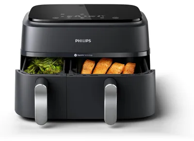 Immagine prodotto di PHILIPS Airfryer NA351/00 - 9L Double Tank - 8 Cooking Programs - 2750W