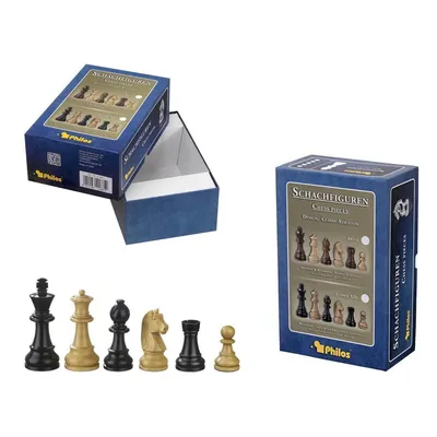 Produktbild von Schachfiguren Ludwig XIV Königshöhe 95 mm in Set-Upbox
