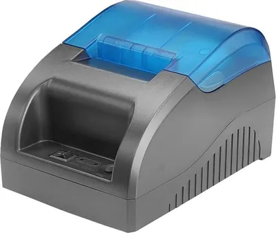 Produktbild von INF 58mm Thermischer Bluetooth USB Belegdrucker - Kompakt und Vielseitig Schwarz + Blau