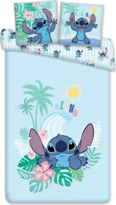 Obrázek produktu pro Sada povlaků na polštářky Disney - Aloha Stitch (140x200 cm) #2