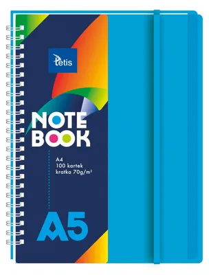 Immagine prodotto di Taccuino a quadretti con copertina in PP, formato A5, 100 fogli, blu
