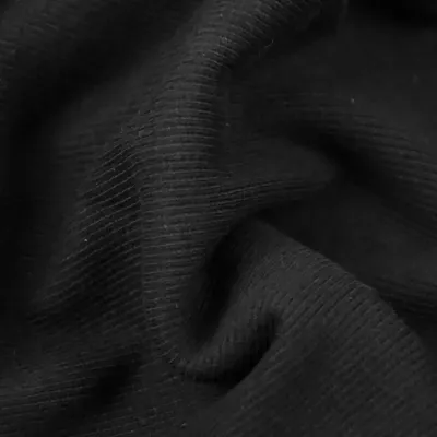 Produktbild von Rippstrickstoff (Bündchen) - schwarz