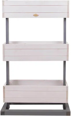 Produktbild von Blumentopf Blumenkübel Pflanztopf Holz Pflanzkasten Dekokasten Kräuterkasten
