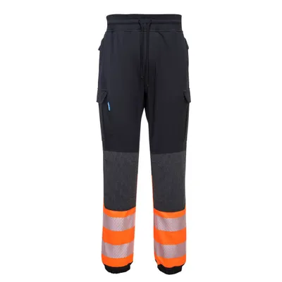 Obrázok produktu pre Portwest KX341 KX3 Flexi nohavice s vysokou viditeľnosťou Black/Orange Veľkosť S