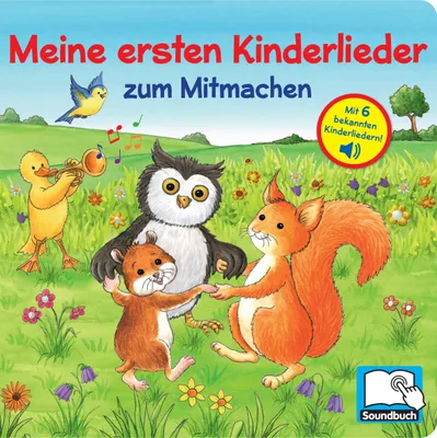 Produktbild von Meine ersten Kinderlieder zum Mitmachen - Liederbuch