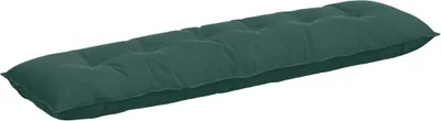 Zdjęcie produktu dla vidaXL Poduszka na plecy ciemnozielona 180 x 50 cm tkanina sztruksowa