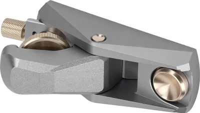 Produktbild von Holzhobel aus Aluminiumlegierung und Messing, 33 Grad flacher Winkel, flacher Boden, Handhobel für die Holzbearbeitung