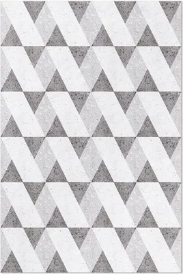 Produktbild von Geometrische Steinfliesen – Vinylteppich – 150x225 cm – Indoor Teppich – Flur – Pflegeleicht – Modern